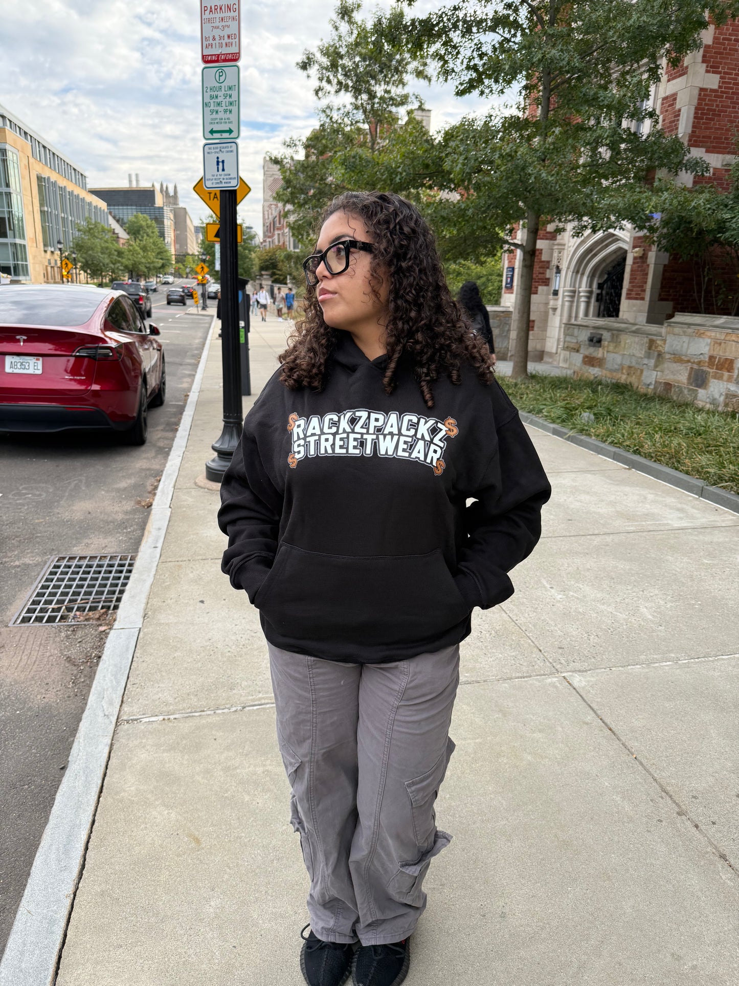 "New Haven" Black Hoodie