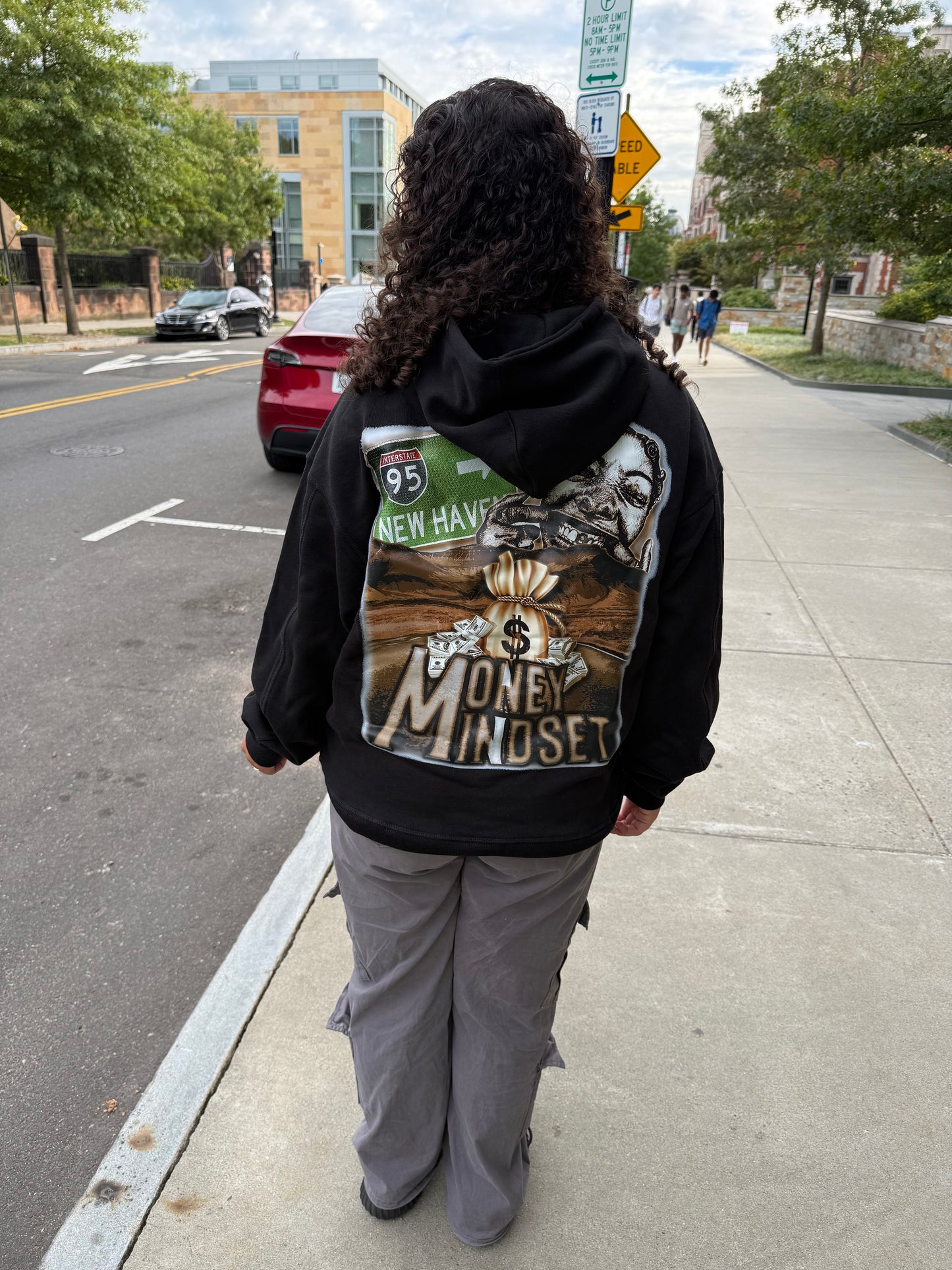 "New Haven" Black Hoodie
